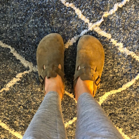 boston soft footbed suede leather